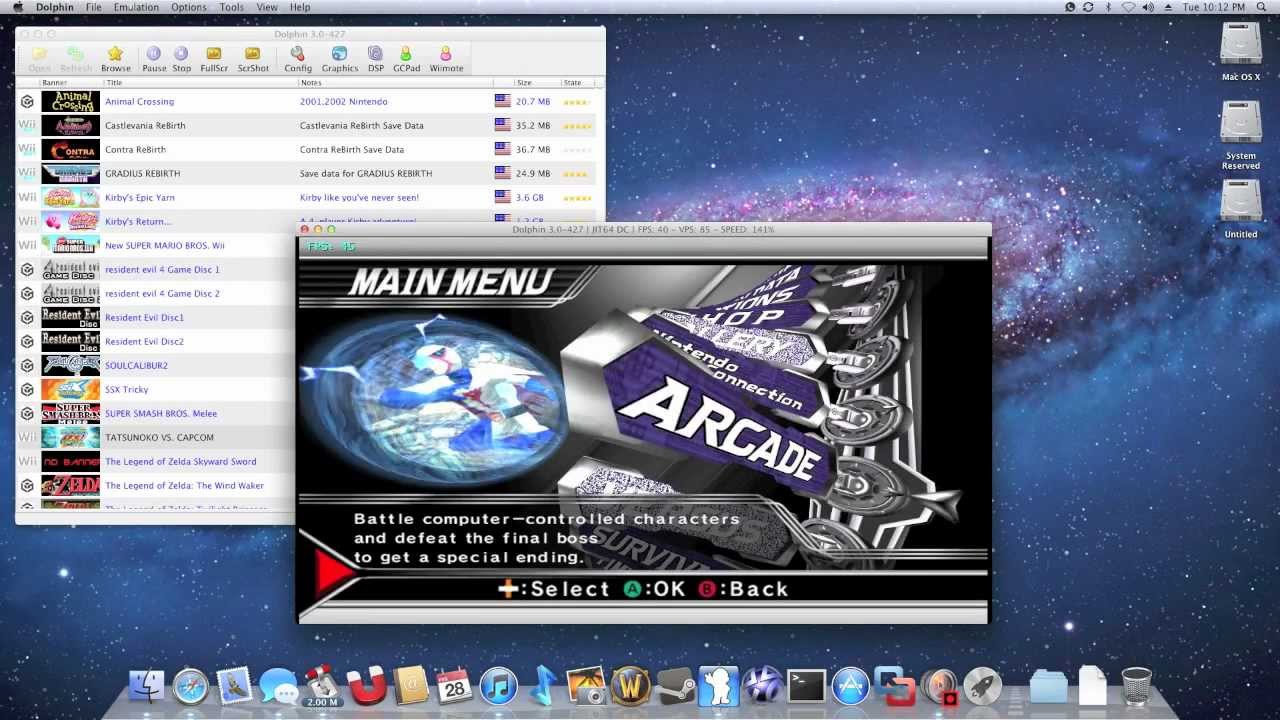 dolphin emulator mac performance
